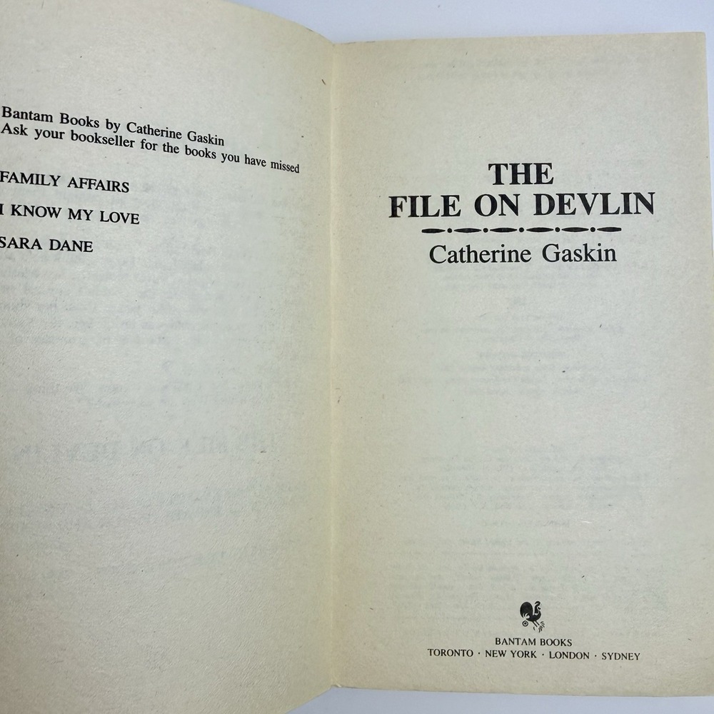 Catherine Gaskin Vintage Romantic Suspense 2 Paperback Lot Falcon Devlin 1st PB - Picture 13 of 15